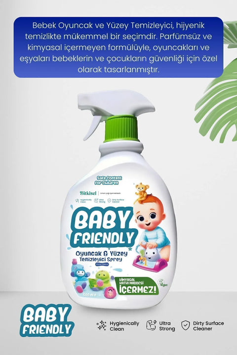 Baby Friendly Bebek Çocuk Oyuncak & Yüzey Temizleyici Sprey