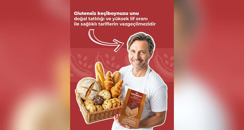 WeNatur glutensiz unlar: nohut, karabuğday, pirinç, keçiboynuzu ve hindistan cevizi unu 1000 g paketleri