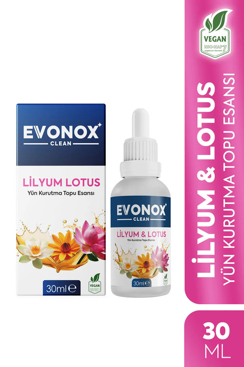 Evonox Clean Yün Kurutma Topu Esansı – Lilium Lotus