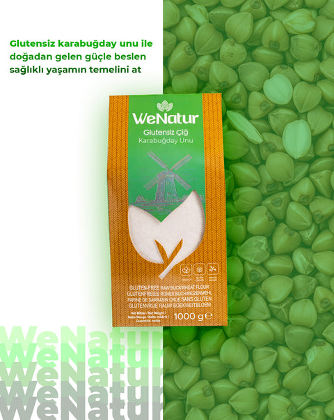 WeNatur Glutensiz Çiğ Karabuğday Unu 1000 Gr