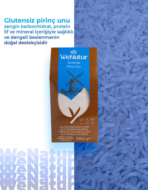 WeNatur Glutensiz Pirinç Unu 1000 Gr