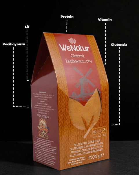 WeNatur Glutensiz Keçiboynuzu Unu 1000 Gr
