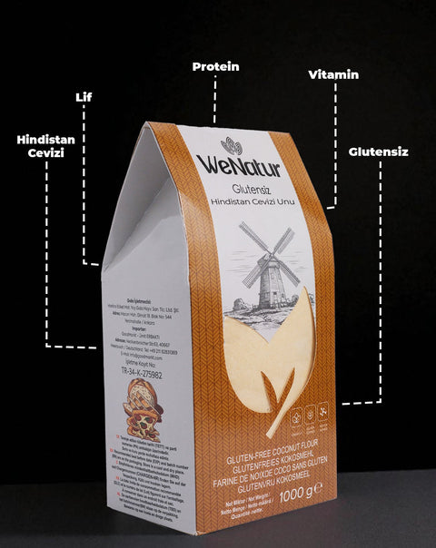 WeNatur Glutensiz Hindistan Cevizi Unu 1000 Gr