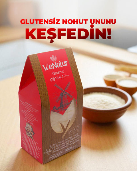 WeNatur Glutensiz Çiğ Nohut Unu 1000 Gr