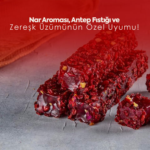 Zereşk Üzümlü Narlı Antep Fıstıklı Lokum - WeNatur