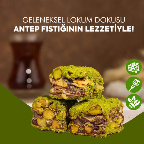 Çikolatalı Fıstıklı pasta Lokum 300g | WeNatur