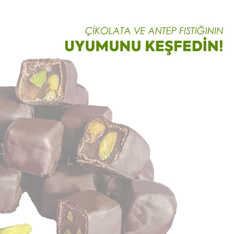 Çikolata Kaplı Antep Fıstıklı Lokum 350g | WeNatur