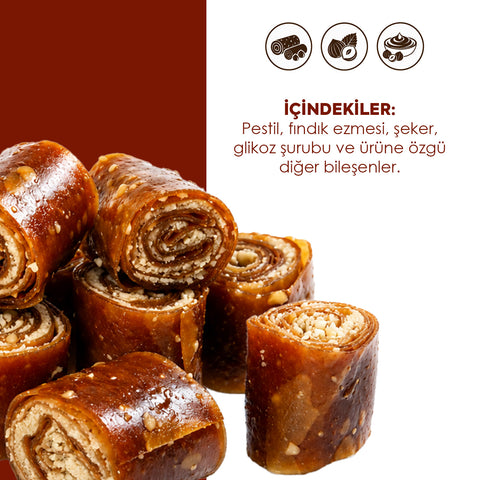 Fındık Ezmeli Sarma Pestil 350g | WeNatur