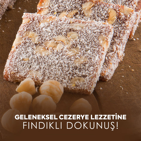 Fındıklı ve Hindistan Cevizli Yaprak Cezerye 350g | WeNatur
