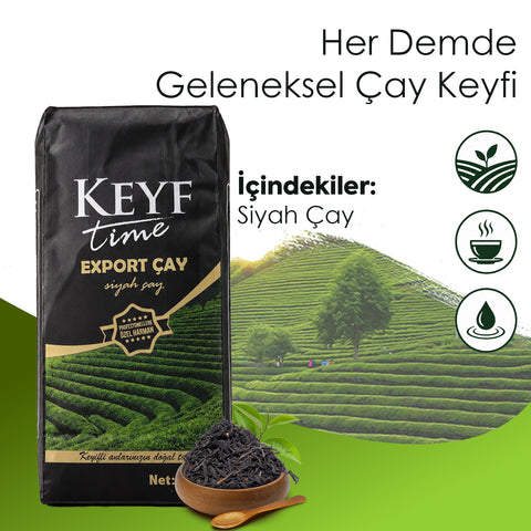 Keyftime Export Dökme Siyah Çay 500g | WeNatur