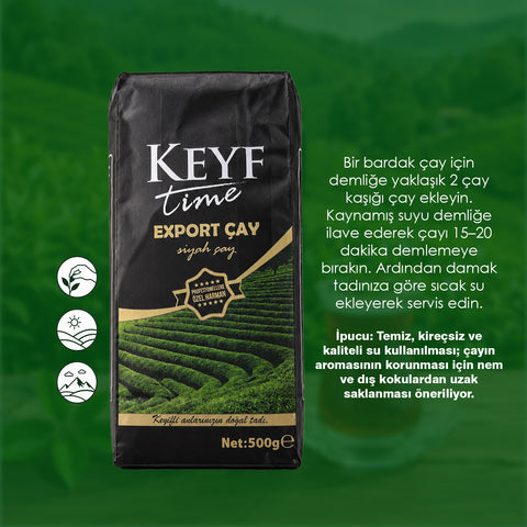 Keyftime Export Dökme Siyah Çay 500g | WeNatur
