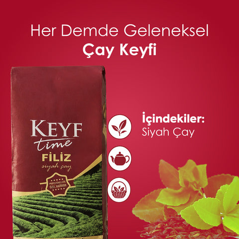 Keyftime Filiz Loose Black Tea 500g | WeNatur