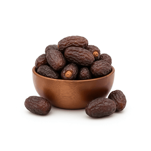 Medjool Hurması 1 kg, çerezlik olarak kullanılan doğal ve lezzetli hurma, kahve veya tatlılarla mükemmel uyum sağlar.