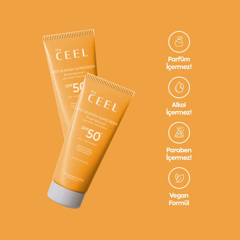 spf 50 güneş kremi vita ceel anti blemish sunscreen detay görünüm