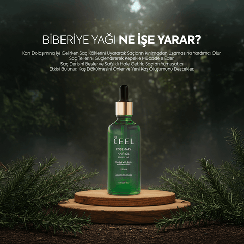 THE CEEL Biberiye Yağı - Saç ve cilt için doğal bakım yağı