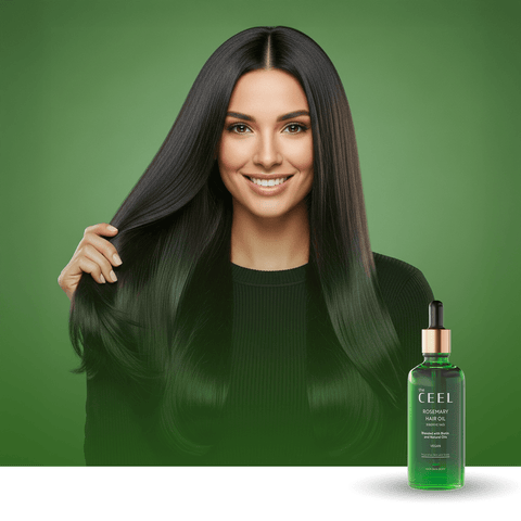 THE CEEL Biberiye Yağı ile parlak ve sağlıklı saçlar; doğal bakım çözümü.