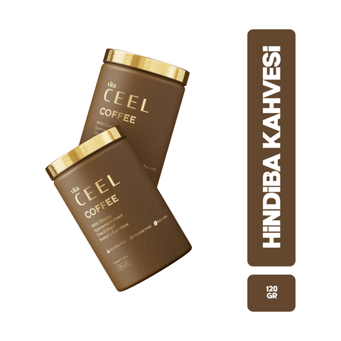 Vita Ceel Hindiba Kahvesi-120 Gr. iki paket, sağlıklı içeriğiyle dikkat çeken kahve ürünü