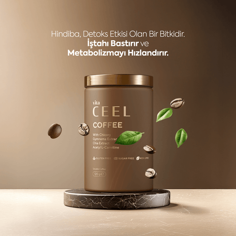 Vita Ceel Hindiba Kahvesi-120 Gr. doğal prebiyotik lif içeren sağlıklı içecek