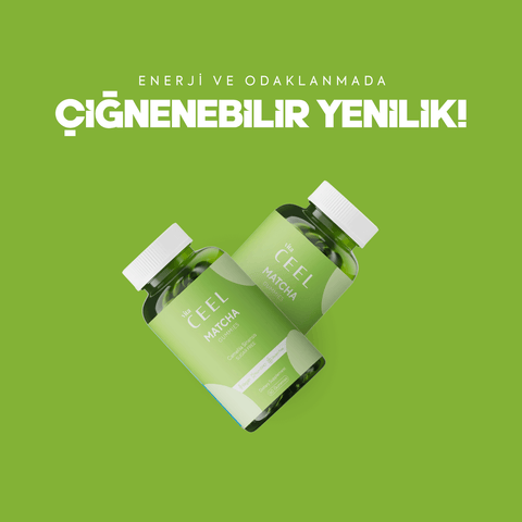 Vita Ceel Matcha Gummies, enerji ve odaklanma desteği için çiğnenebilir yenilik.