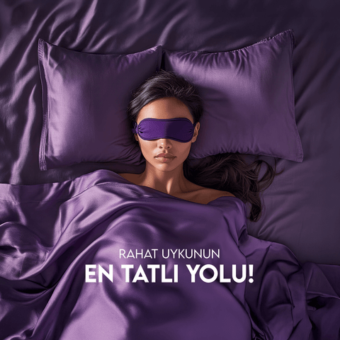 Vita Ceel Sleep Gummies kullanarak rahat bir uyku deneyimi için hazırlanan gece ortamı.