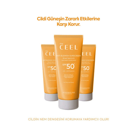 spf 50 güneş kremi vita ceel ürün seti günlük güneş koruma