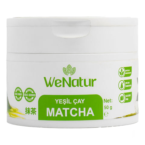WeNatur Matcha Yesil Cay Tozu 50g