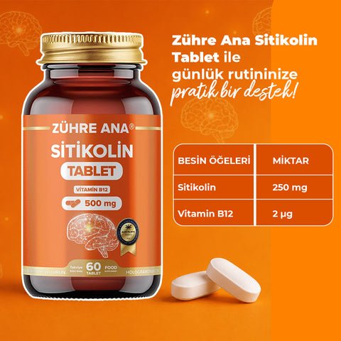 Zühre Ana Sitikolin Tablet