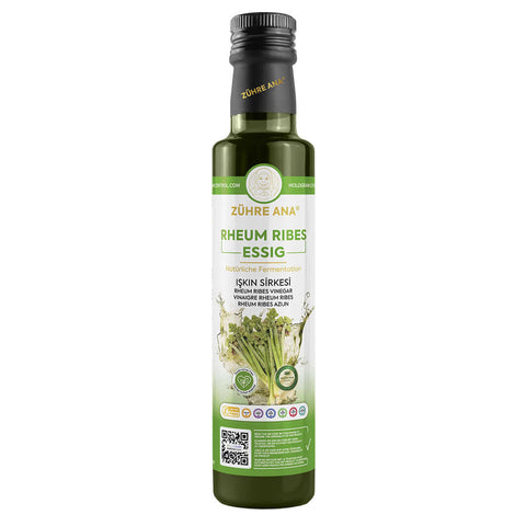 Zühre Ana Işkın Kökü Sirkesi Doğal Fermantasyon şişesi, doğal fermantasyon ile üretilmiş saf sirke.