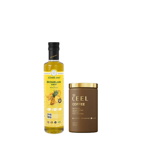 Zühre Ana X Vita Ceel Set – Bromelain Şurubu 250 ml ve Hindiba Kahvesi 120 g