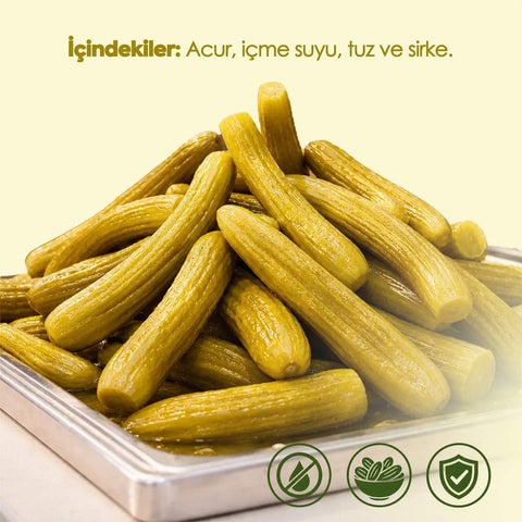 Acur Turşusu - Antep Acur Turşusu (Ev Yapımı) 1kg görsel 2