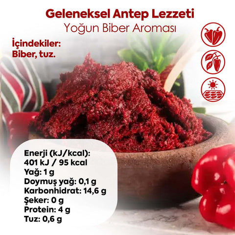 Antep Ev Yapımı Tatlı Biber Salçası - görsel 5