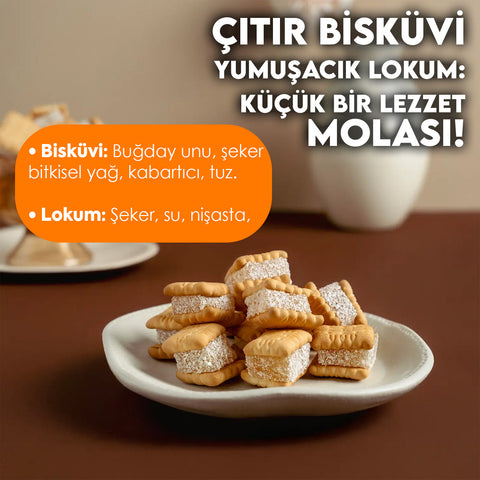 Mini Bisküvi Arası  Lokum | WeNatur