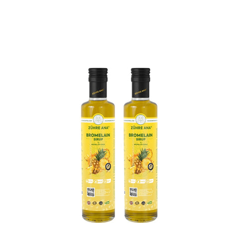 Zühre Ana Bromelain Şurubu 2'li Set 2x250 ml sıvı takviye ürünü