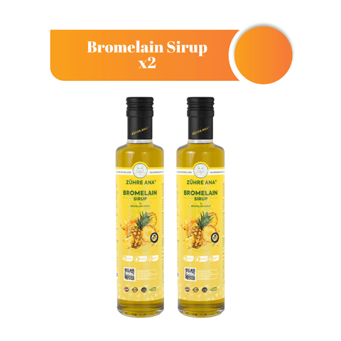 Zühre Ana Bromelain Şurubu 2'li Set 2x250 ml sıvı takviye ürünü