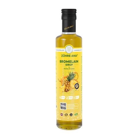Zühre Ana Bromelain Şurubu 250 ml koenzim Q10 ve L-karnitin destekli sıvı formül