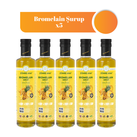 Bromelain Şurubu 250 ml x 5