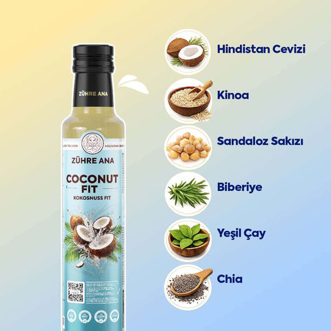 Coconut Fit hindistan cevizli içecek Zühre Ana tropikal tat