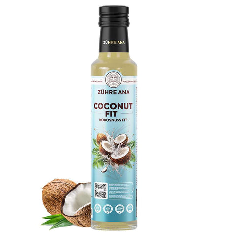 Coconut Fit hindistan cevizli içecek şişesi tropikal lezzetli serinletici içkim