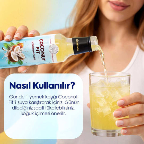 Coconut Fit hindistan cevizli içecek, tropikal tat profili ile serinletici içim