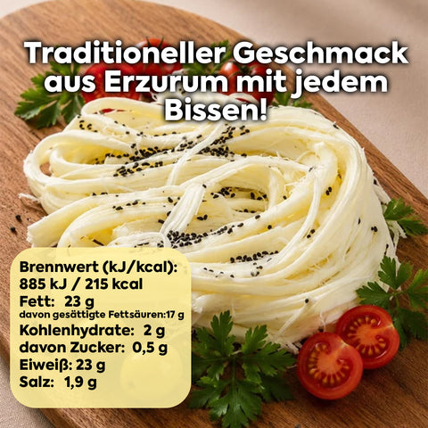 Erzurum Çeçil Käse – Fadenkäse 500 g – Bild 2