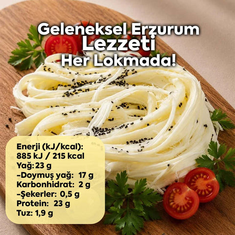 Çeçil Peyniri - Erzurum Çeçil Peyniri - Tel Peynir 500g görsel 2