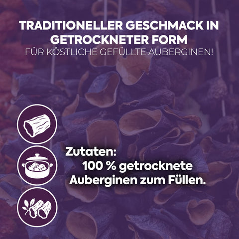 Getrocknete Auberginen zum Füllen aus Antep (45-50 Stück) – Bild 2