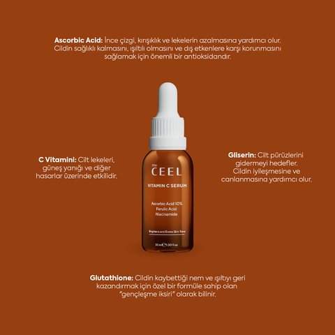 THE CEEL Leke Karşıtı Aydınlatıcı C Vitamini Serumu