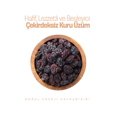 Çekirdeksiz Siyah Üzüm 400gr