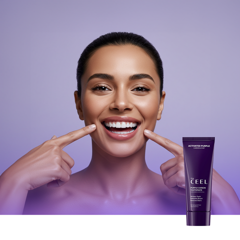 THE CEEL Diş Beyazlatıcı Aktif Mor Karbon Diş Macunu
