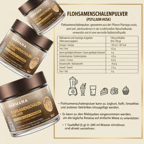 Flohsamenschalenpulver – Bild 2