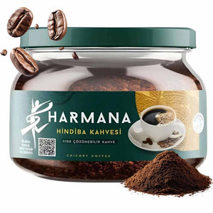 Harmana hindiba kahvesi 150g kutusunda çözülebilir kahve ve hindiba karışımı