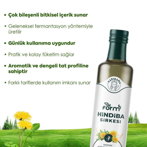 Hindiba Sirkesi Harmana Be-Form Doğal Fermente Sirkesi Ürünü