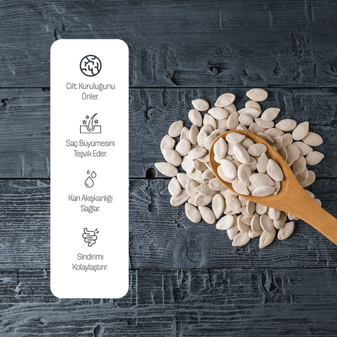 Kavrulmuş Kabak Çekirdeği 250gr doğal besin faydaları, sağlıklı atıştırmalık, yüksek aroma içerir.