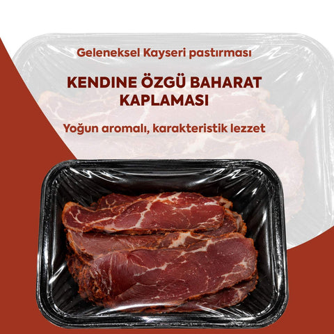 Kayseri Usulü Pastırma - Özel Üretim Kayseri Usulü Pastırma 200g görsel 3